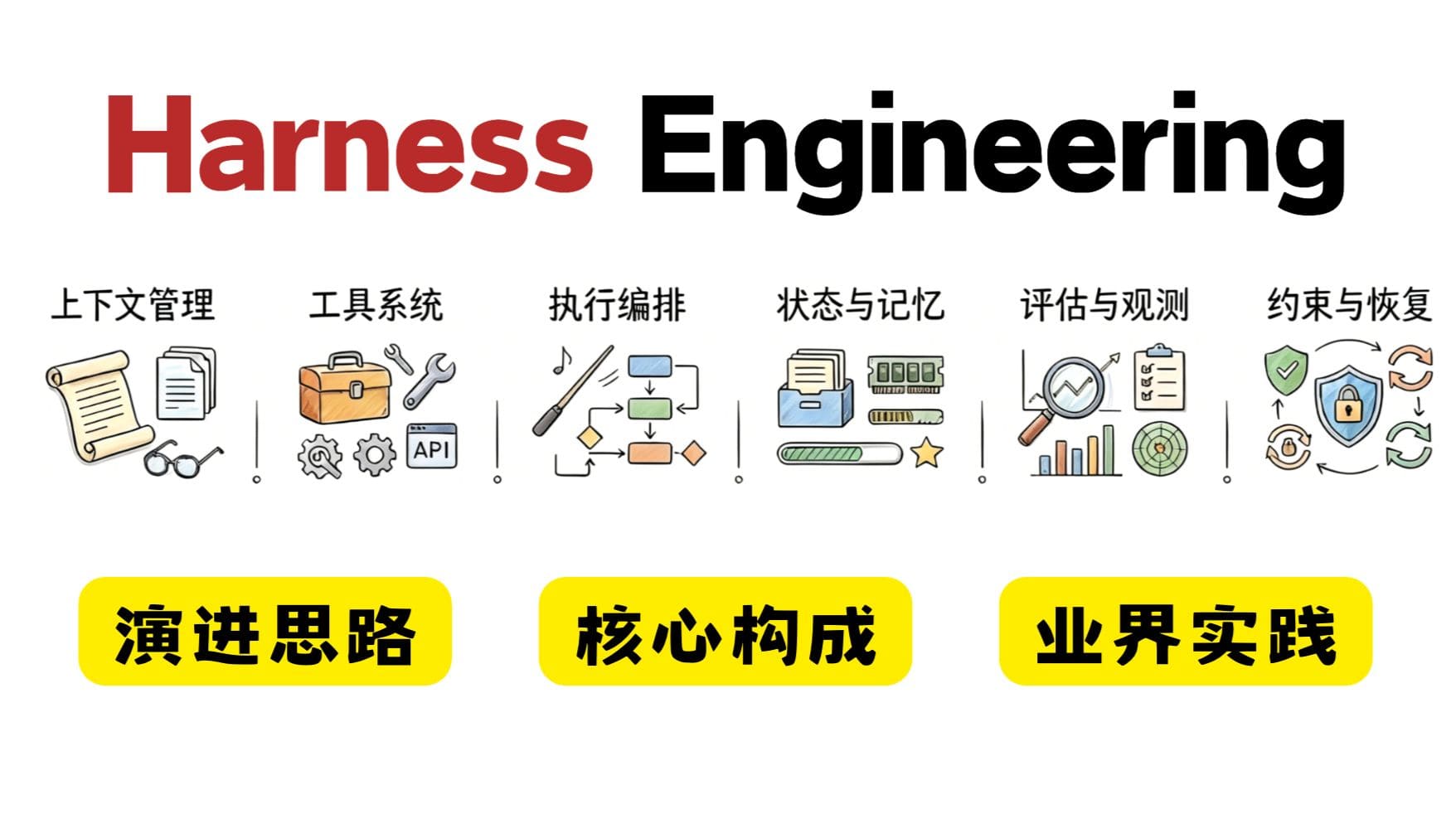 Harness Engineering 概览的真实 Bilibili 课程封面